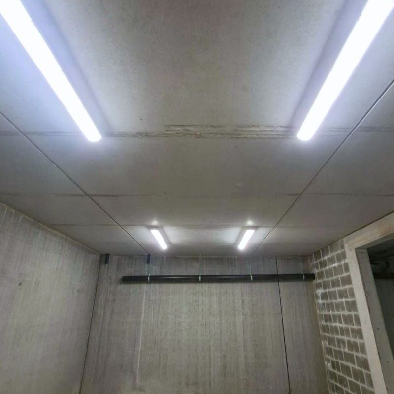 Néons lumineux dans une cave installé par BMD Electricité