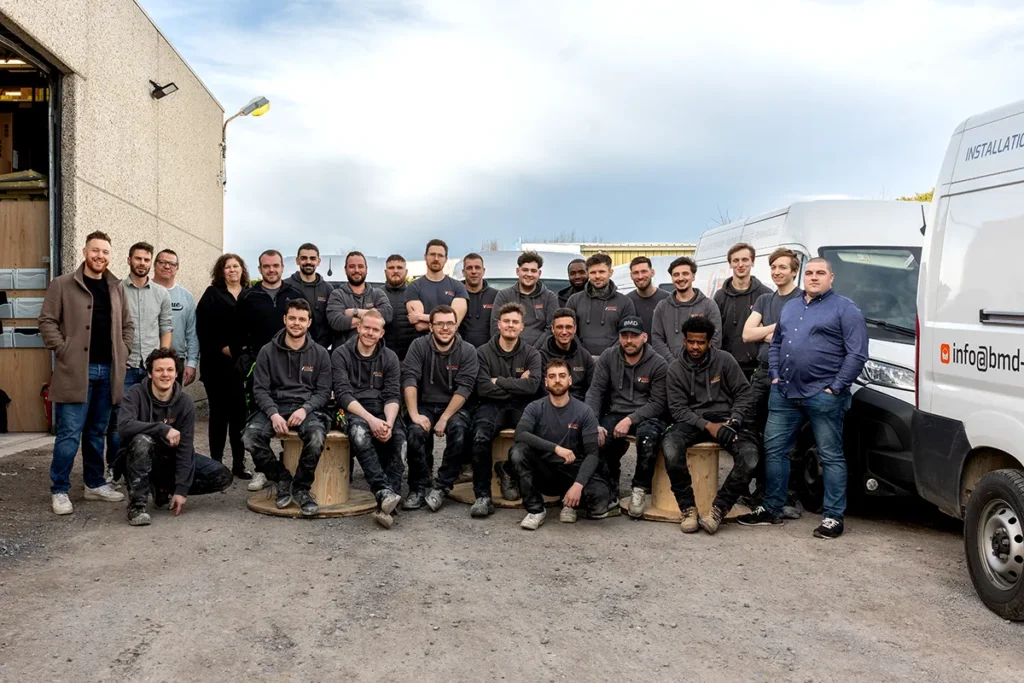 Photo d'équipe de BMD Électricité