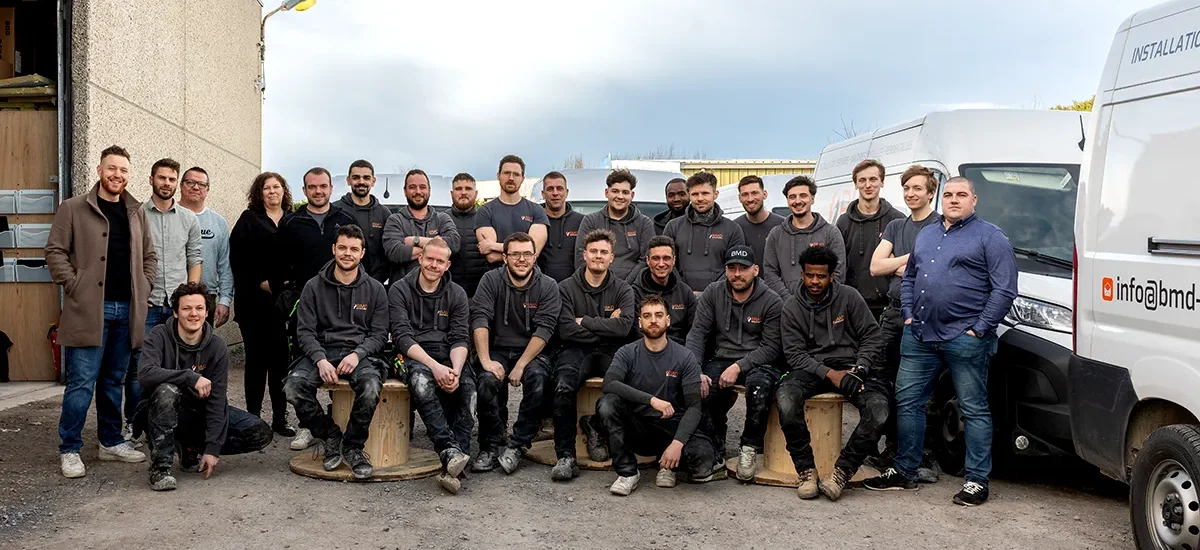 Photo d'équipe de BMD Électricité